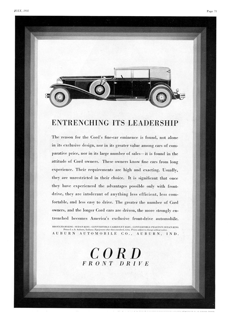 1931 Cord 1